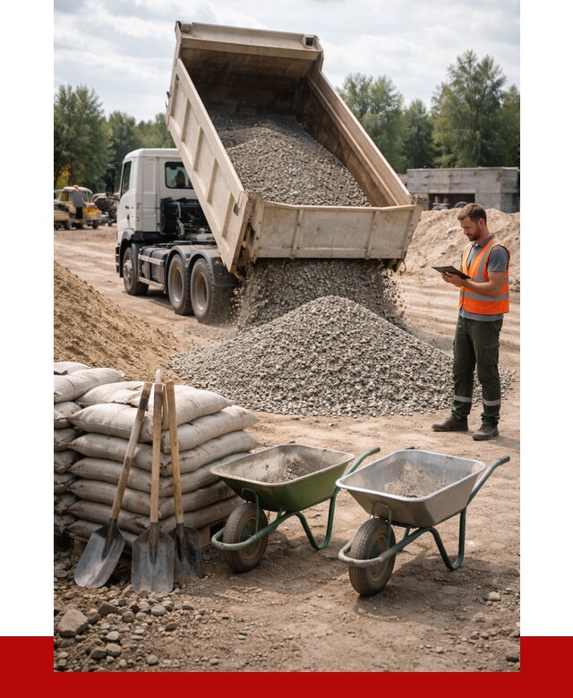 Доставка нерудных материалов в Ишиме от 1247 руб. | ПРОНЕРУДШм