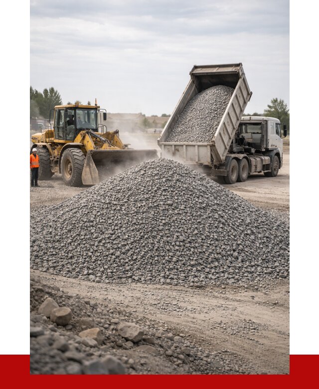 Купить щебень с доставкой в Ишиме от 2598 руб. | ПРОНЕРУДШм