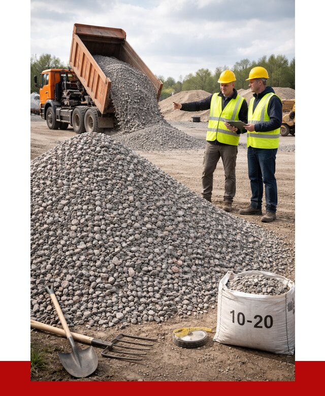 Гранитный щебень фракция 10-20 в Ишиме от 4365 руб.|ПРОНЕРУДШм