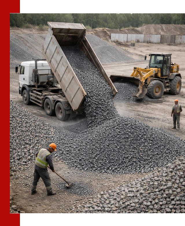 Щебень габбро-диабаз фр. 5-20 с доставкой в Ишиме