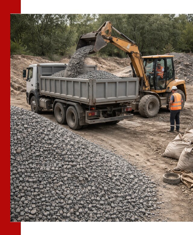 Доставка гравийного щебня в Ишиме оптом и в розницу