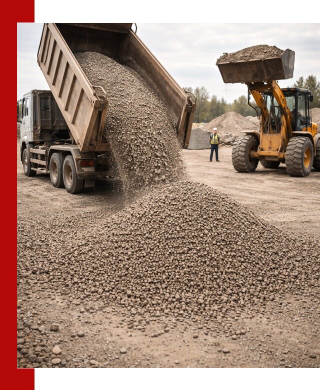 Гравийный щебень фракция 3–10 с доставкой в Ишиме