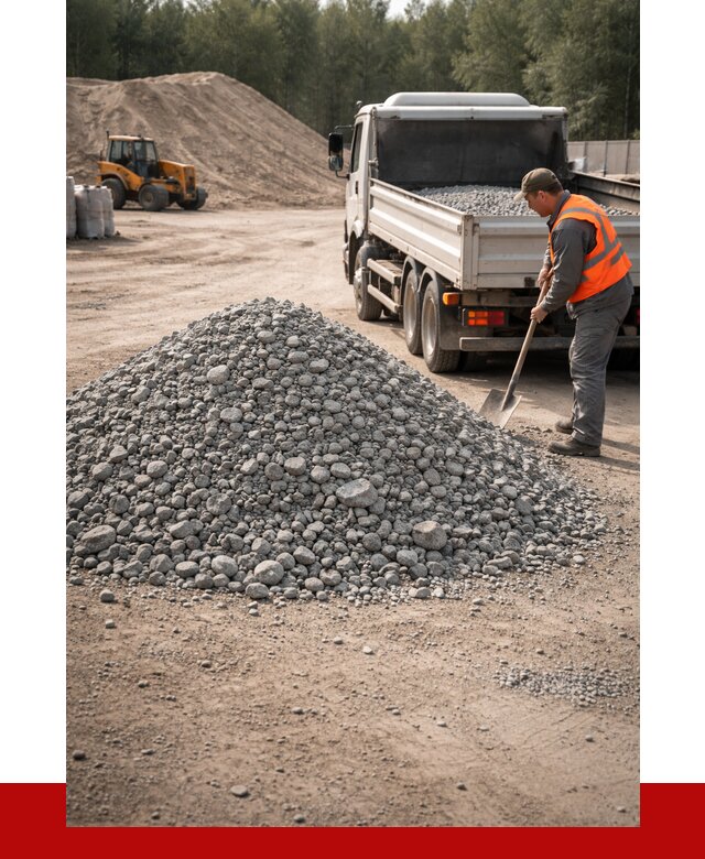 Гравийный щебень фракция 5-10 в Ишиме от 2286 р. | ПРОНЕРУДШм