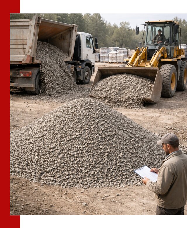 Гравийный щебень фракция 5–10 с доставкой в Ишиме