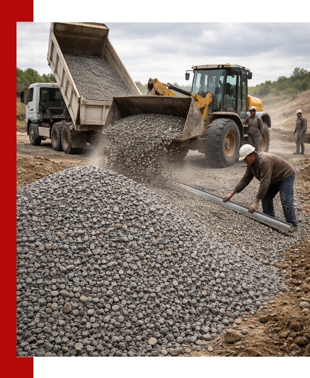 Гравийный щебень фракция 5-20 с доставкой в Ишиме