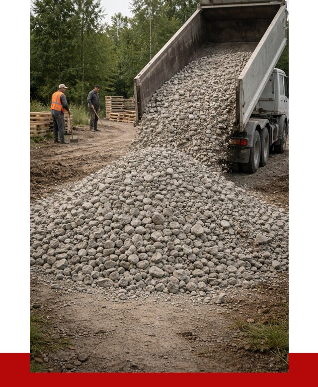 гравийный щебень фракция 70-120 в Ишиме от 2546 р. ПРОНЕРУДШм