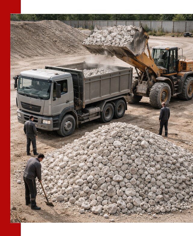 Известняковый щебень фракция 70–150 с доставкой в Ишиме