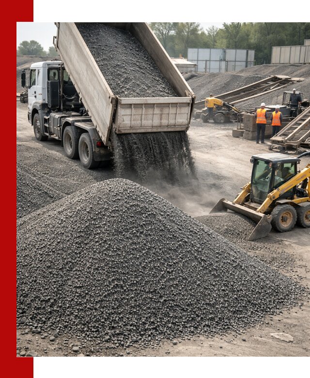 Вторичный щебень фракция 0–5 с доставкой в Ишиме