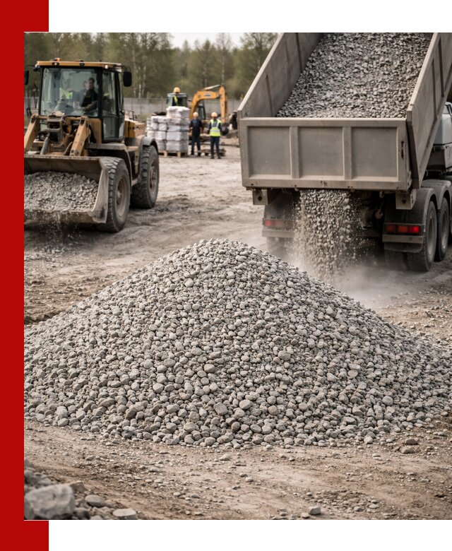 Вторичный щебень фракции 5-20 в Ишиме — доставка и продажа крупнотоннажно