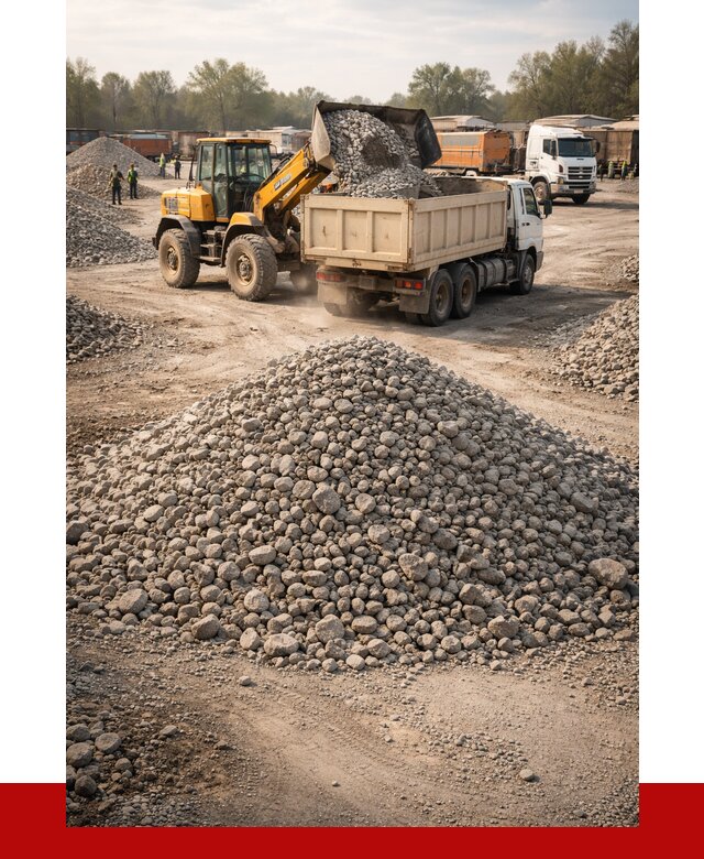 Вторичный щебень фракция 40-70 в Ишиме от 1808 р, ПРОНЕРУДШм