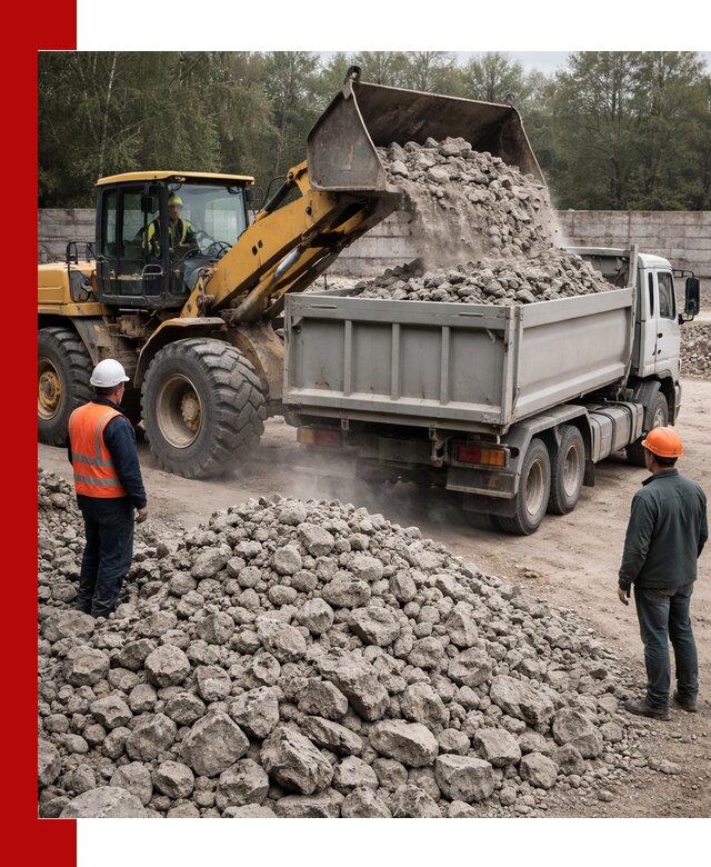 Вторичный щебень фракция 70–150 в Ишиме с доставкой