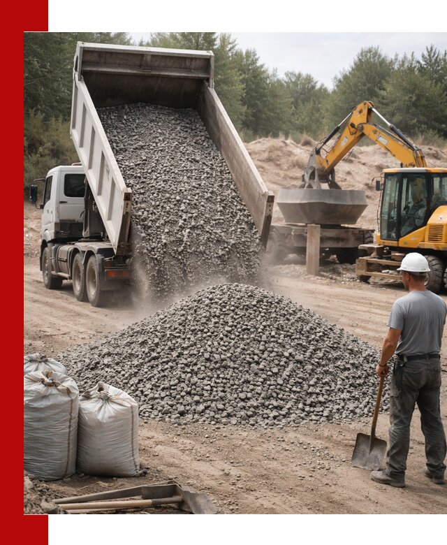 Доставка и продажа бетонного щебня в Ишиме