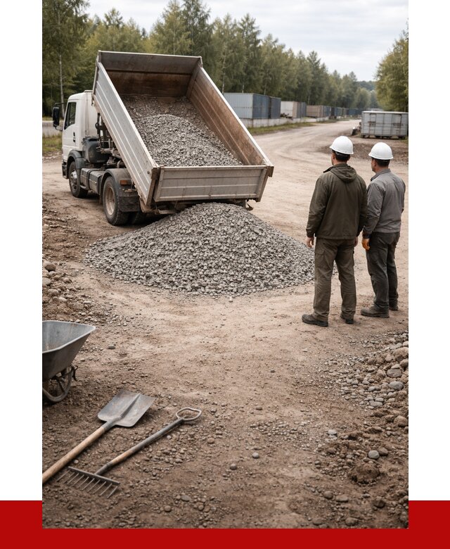 Бетонный щебень фракция 5-20 в Ишиме от 3326 р., ПРОНЕРУДШм