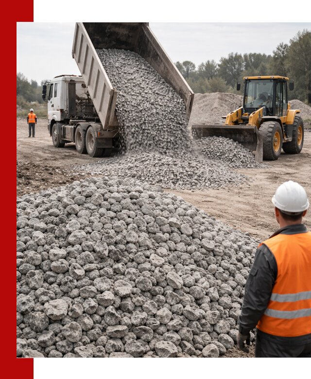 Доставка бетонного щебня фракции 20-40 в Ишиме