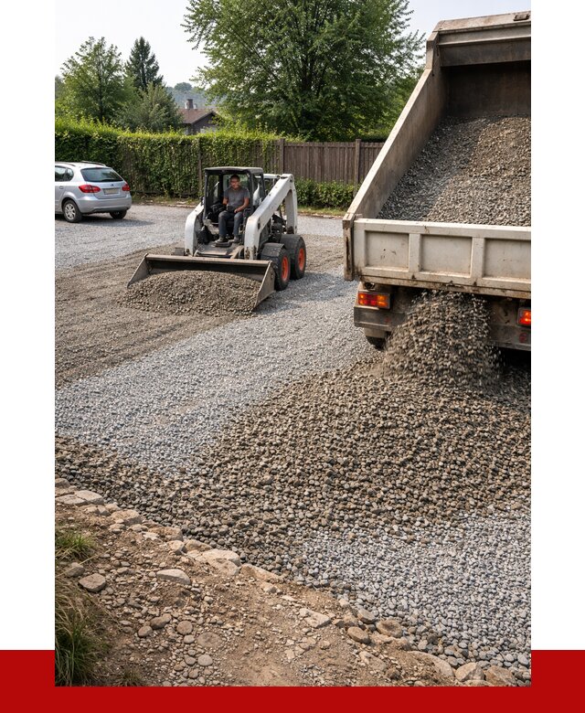 Щебень для парковки в Ишиме с доставкой от 1247 р.| ПРОНЕРУДШм