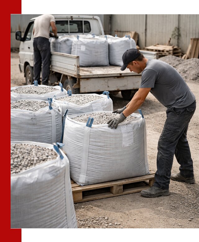 Доставка щебня в мешках по выгодным ценам в Ишиме