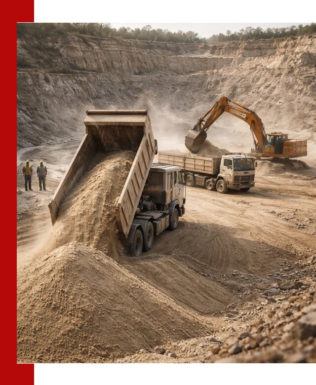 Карьерный песок навалом с доставкой в Ишиме