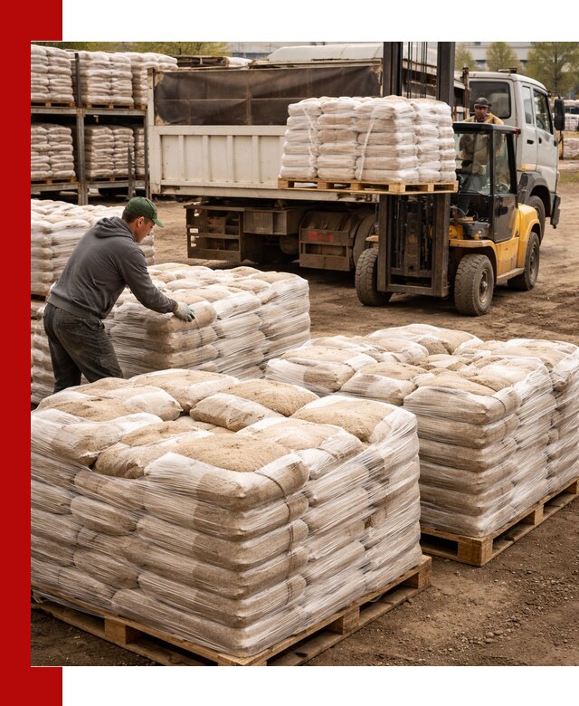 Карьерный песок в мешках с доставкой в Ишиме