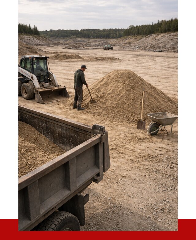 Карьерный песок среднезернистый в Ишиме, от 2286 р. ПРОНЕРУДШм