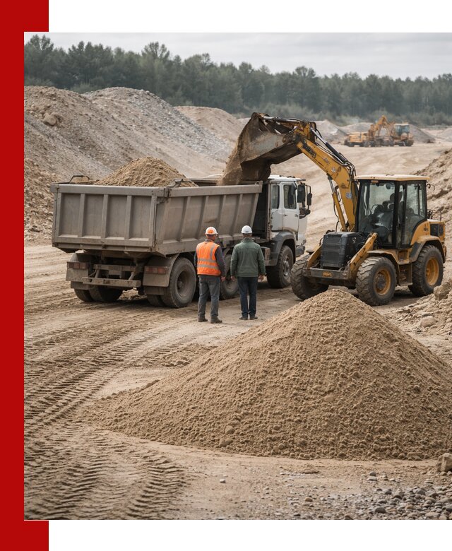 Карьерный среднезернистый песок с доставкой в Ишиме