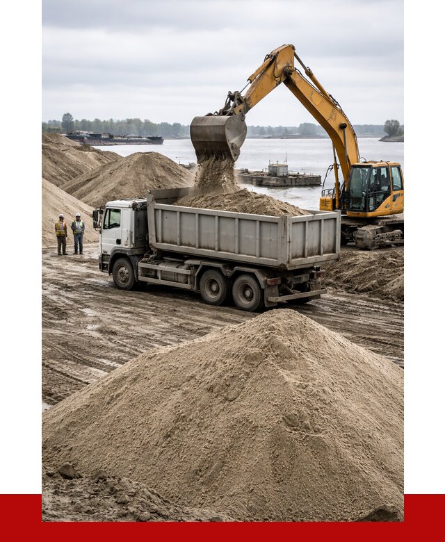 Купить речной песок навалом в Ишиме от 1871 р., ПРОНЕРУДШм