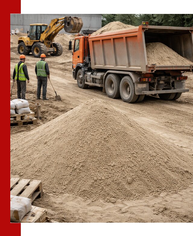 Доставка и продажа мытого речного песка в Ишиме