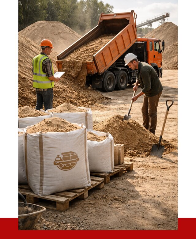 Строительный песок в Ишиме от 2286 р. с доставкой, ПРОНЕРУДШм