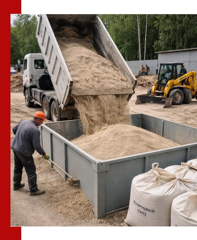 Кварцевый песок для фильтра в Ишиме — доставка и качество