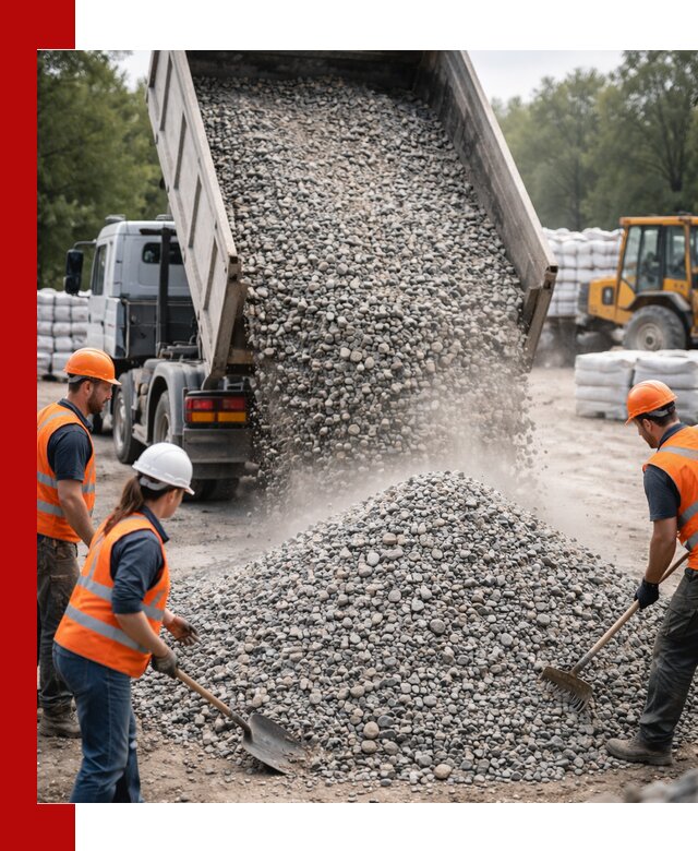 Доставка гравия и камня в Ишиме оптом и в розницу