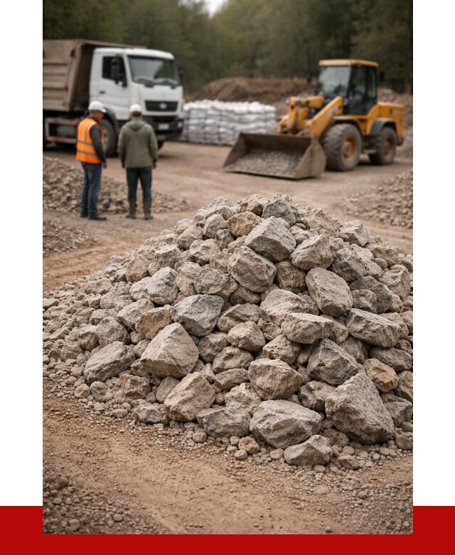 Купить бутовый камень с доставкой в Ишиме от 2390 р. | ПРОНЕРУДШм