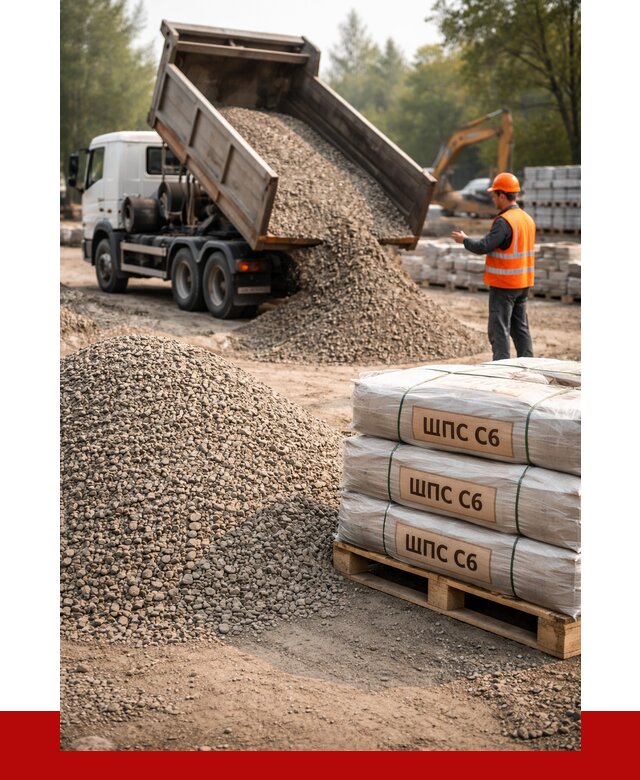 ЩПС С6 в Ишиме с доставкой от 2286 р. за куб | ПРОНЕРУДШм