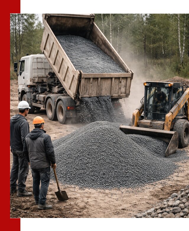 Гранитный отсев 0-5 с доставкой и разгрузкой в Ишиме