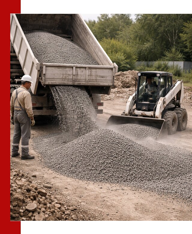 Доставка гравийного отсева 0-5 в Ишиме оптом и в розницу