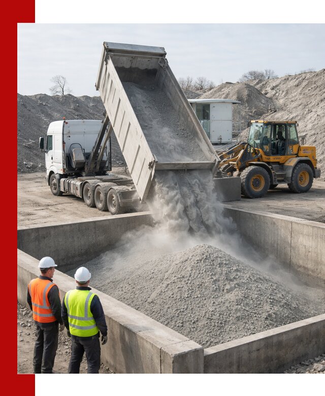 Доставка цемента навалом в Ишиме крупными партиями