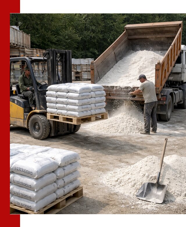 Доставка строительной извести оптом и в розницу в Ишиме