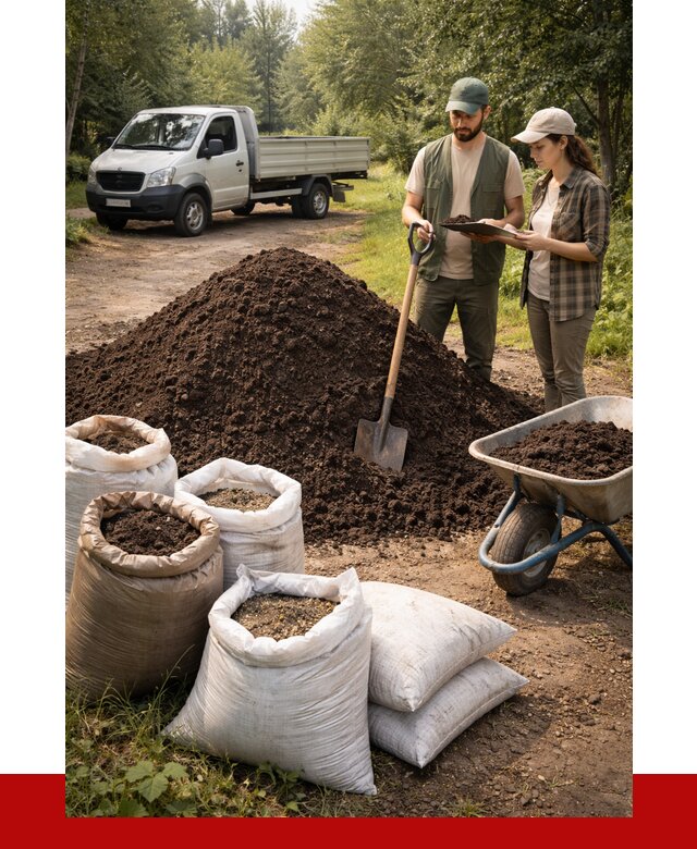 Купить грунт с доставкой в Ишиме от 4677 р. за м3 | ПРОНЕРУДШм