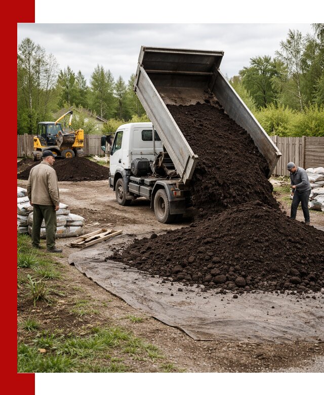 Доставка качественного почвогрунта в Ишиме оптом и в розницу