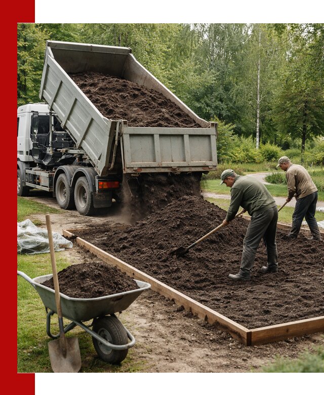Доставка грунта для озеленения и благоустройства в Ишиме