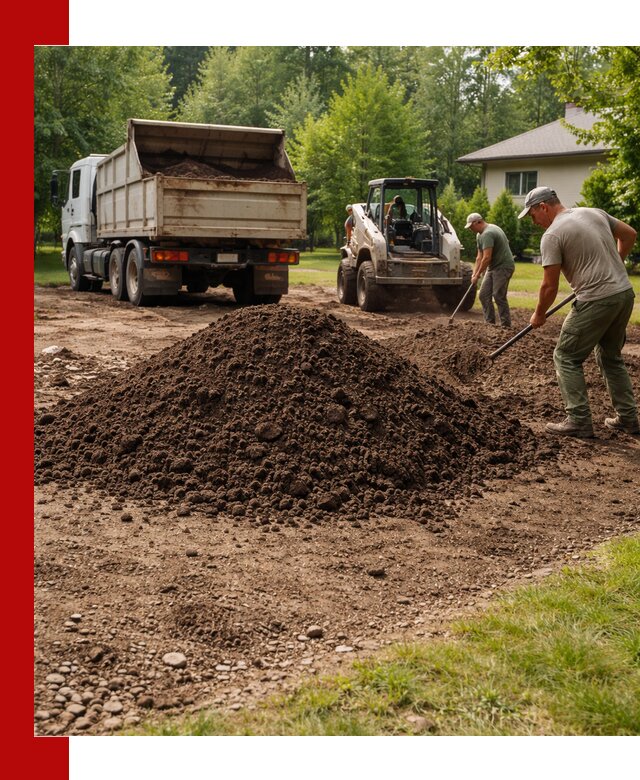 Доставка и укладка грунта для газона в Ишиме