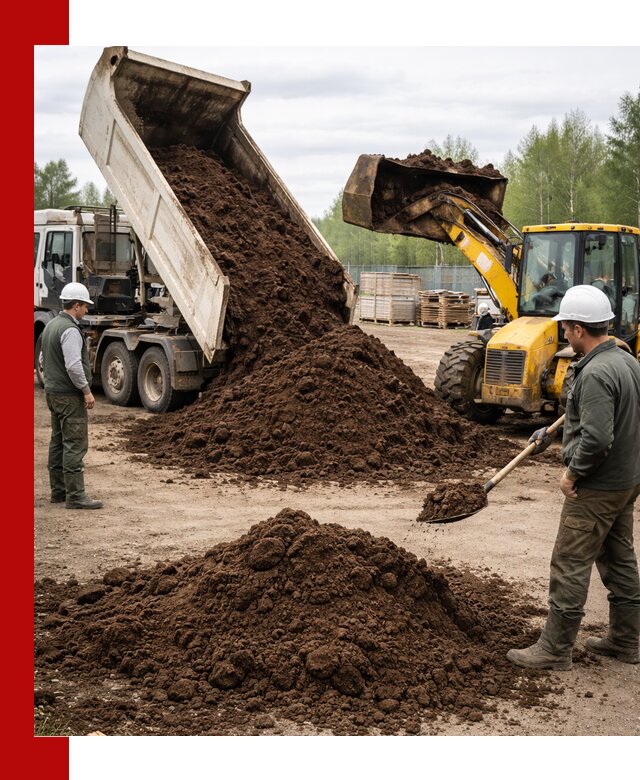Доставка торфа оптом и в мешках в Ишиме