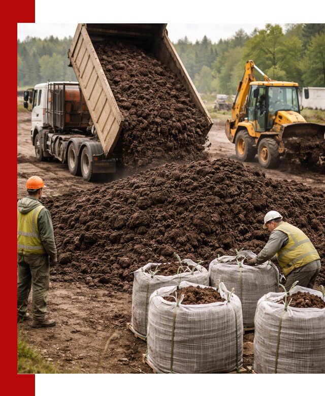 Доставка нейтрального торфа в Ишиме оптом и в розницу