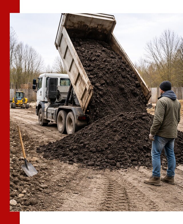 Доставка чернозема навалом в Ишиме быстро и выгодно