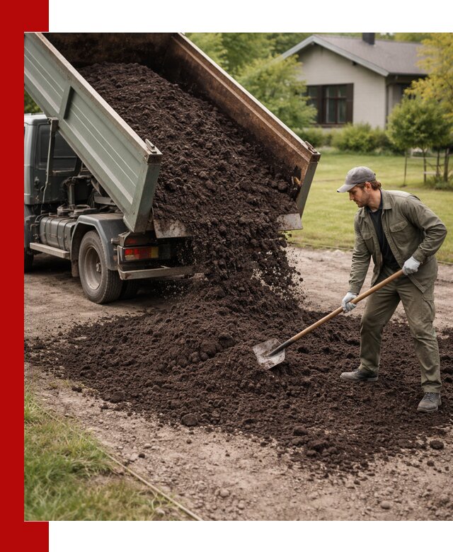 Чернозем для газона с доставкой в Ишиме быстро и качественно