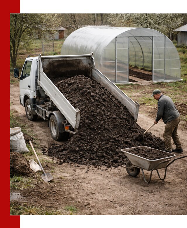 Чернозем для теплицы с доставкой в Ишиме