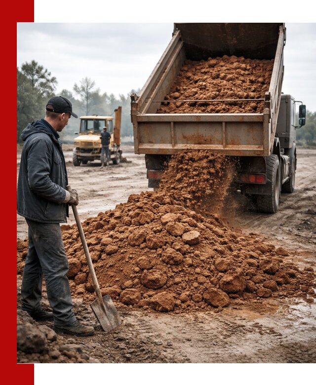 Глина для засыпки в Ишиме с доставкой самосвалами