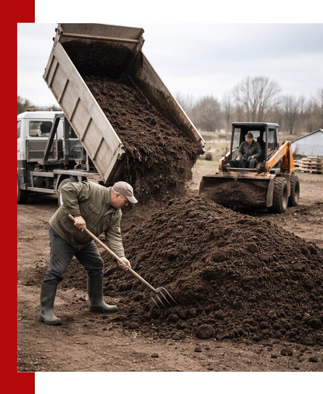 Доставка и продажа перегноя в Ишиме быстро и дешево