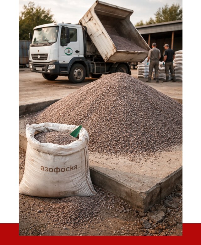 Купить азофоска в Ишиме с доставкой от 1247 р. за куб | ПРОНЕРУДШм