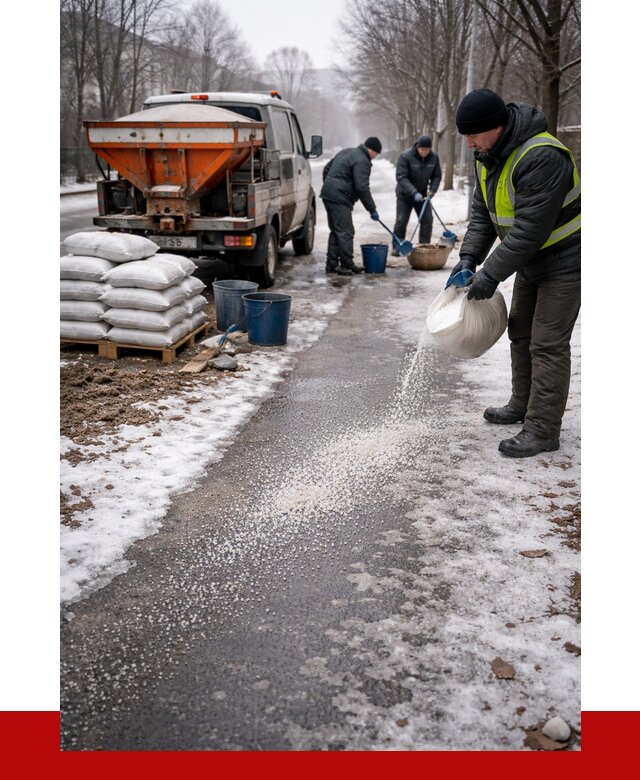 Реагент против гололеда в Ишиме с доставкой от 4677 р. | ПРОНЕРУДШм