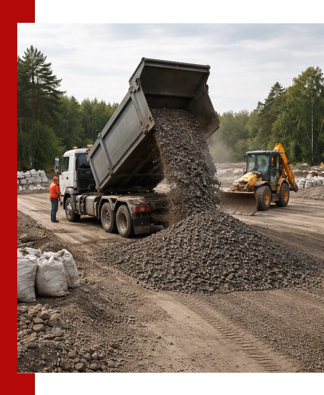 Доставка дробленого асфальта в Ишиме для дорожных работ