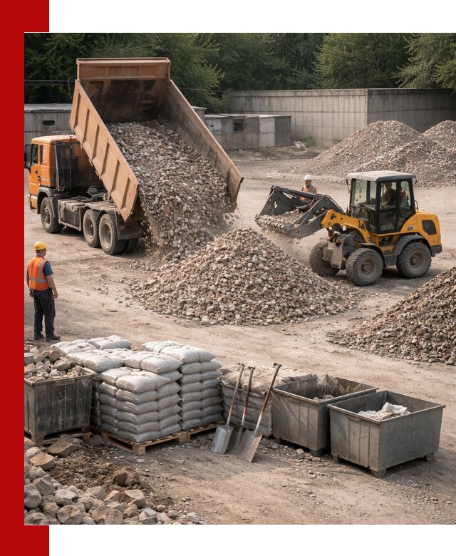 Вторичные материалы для отсыпки в Ишиме — поставка и доставка